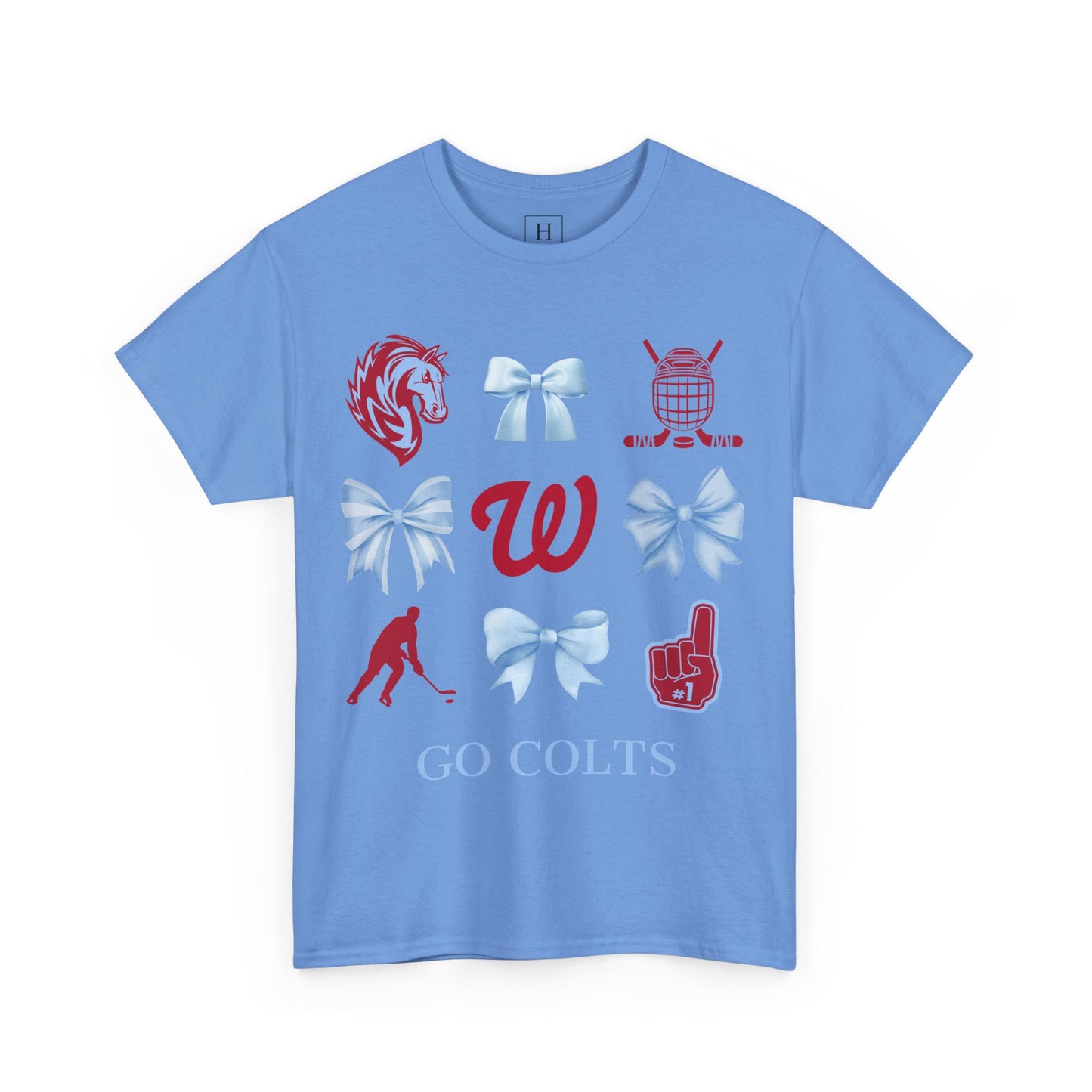 West Jessamine Colts Coquette Hockey Bows - Unisex Tee