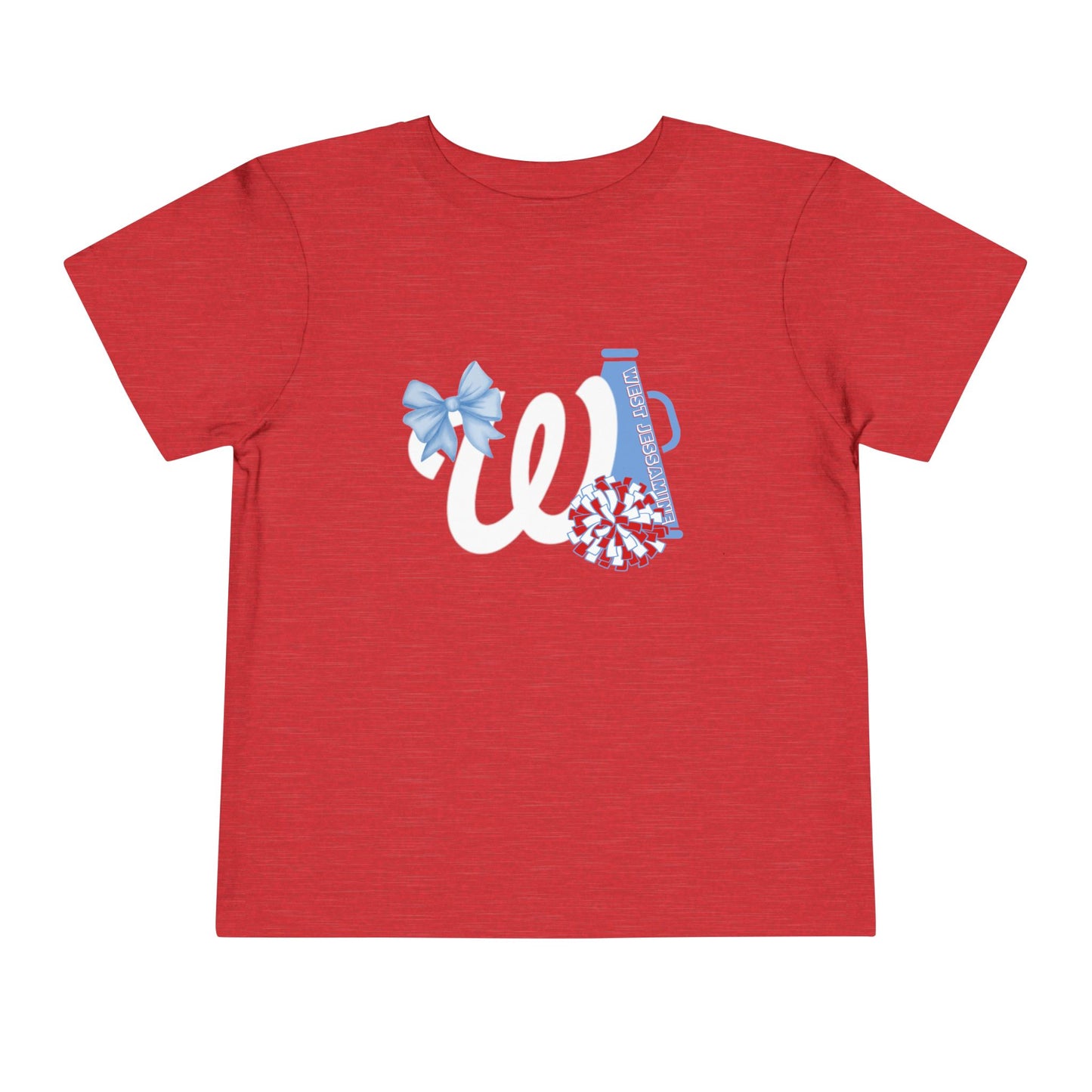 Toddler; West Jessamine Coquette W Logo with Bow; Let's Go Colts - Unisex T-shirt