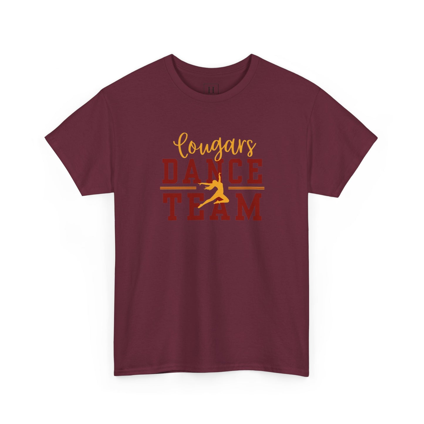 GMS Garrard Middle School Cougars Dance Team T-Shirt (Front Only)