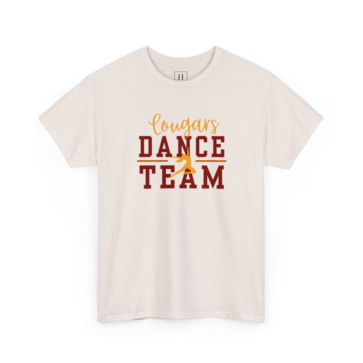 GMS Garrard Middle School Cougars Dance Team T-Shirt (Front Only)
