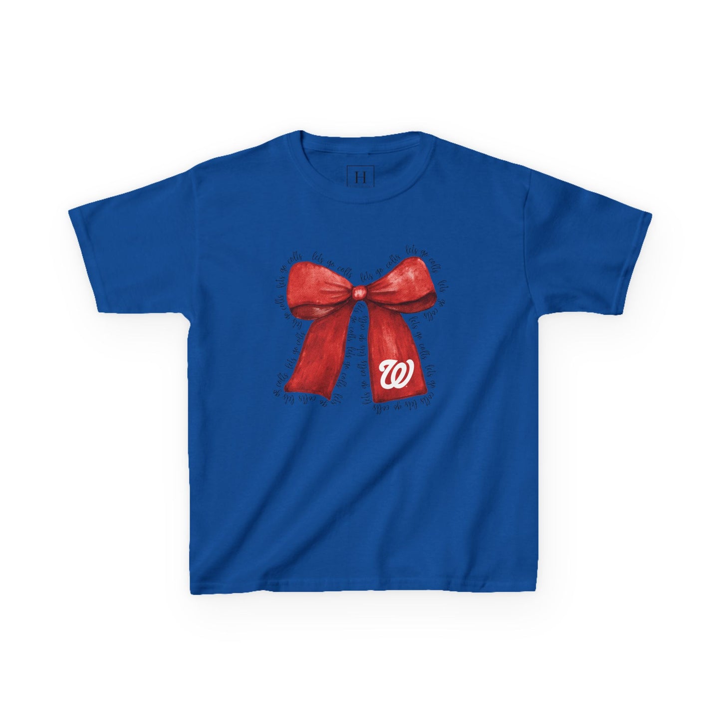 YOUTH - Let's Go Colts Bow - W Logo Unisex T-Shirt