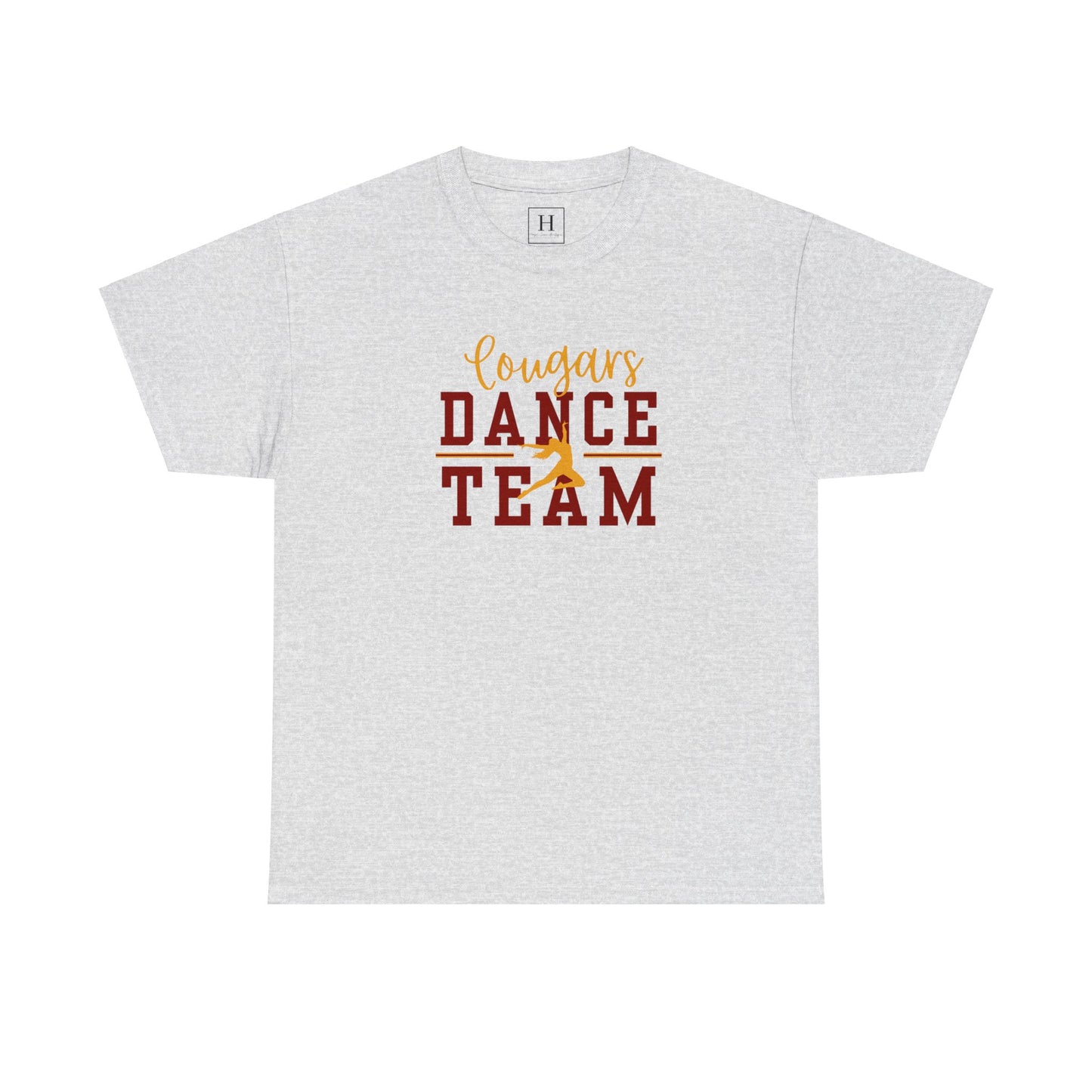 GMS Garrard Middle School Cougars Dance Team T-Shirt (Front Only)
