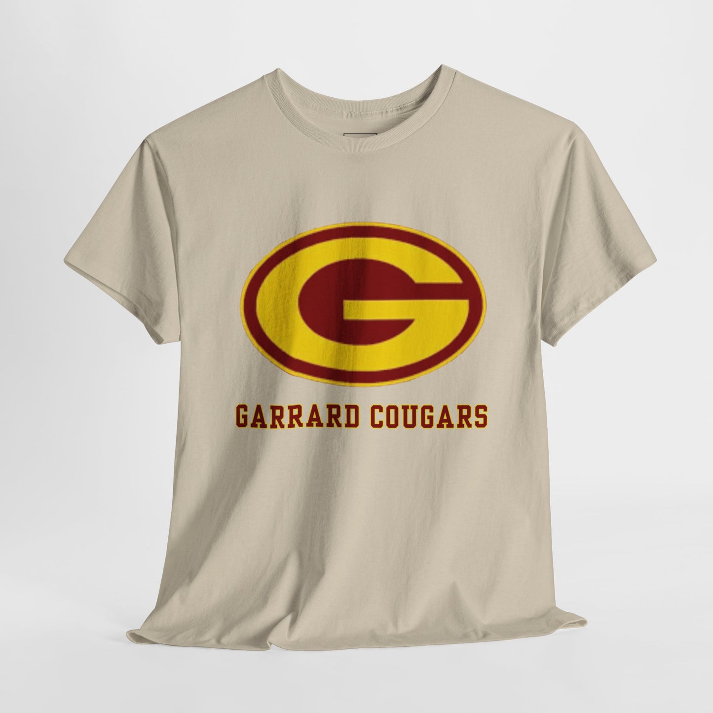 Gold (G) Garrard Middle Cougars T-Shirt (Front Only)