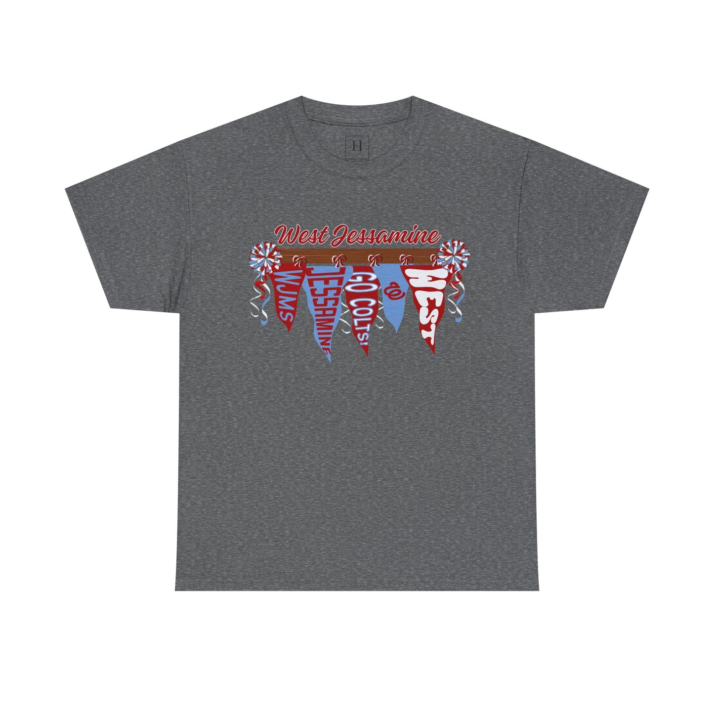 WJMS : West Jessamine Pennant Flags - Unisex Shirt