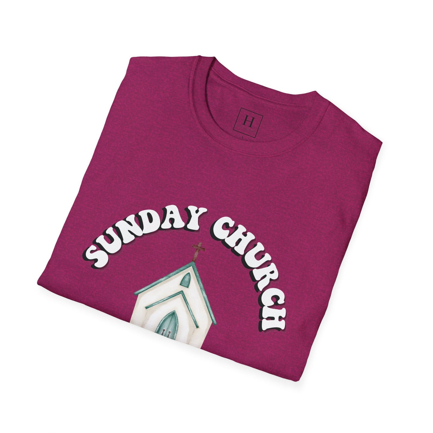 Sunday Church Club Christian T-shirt