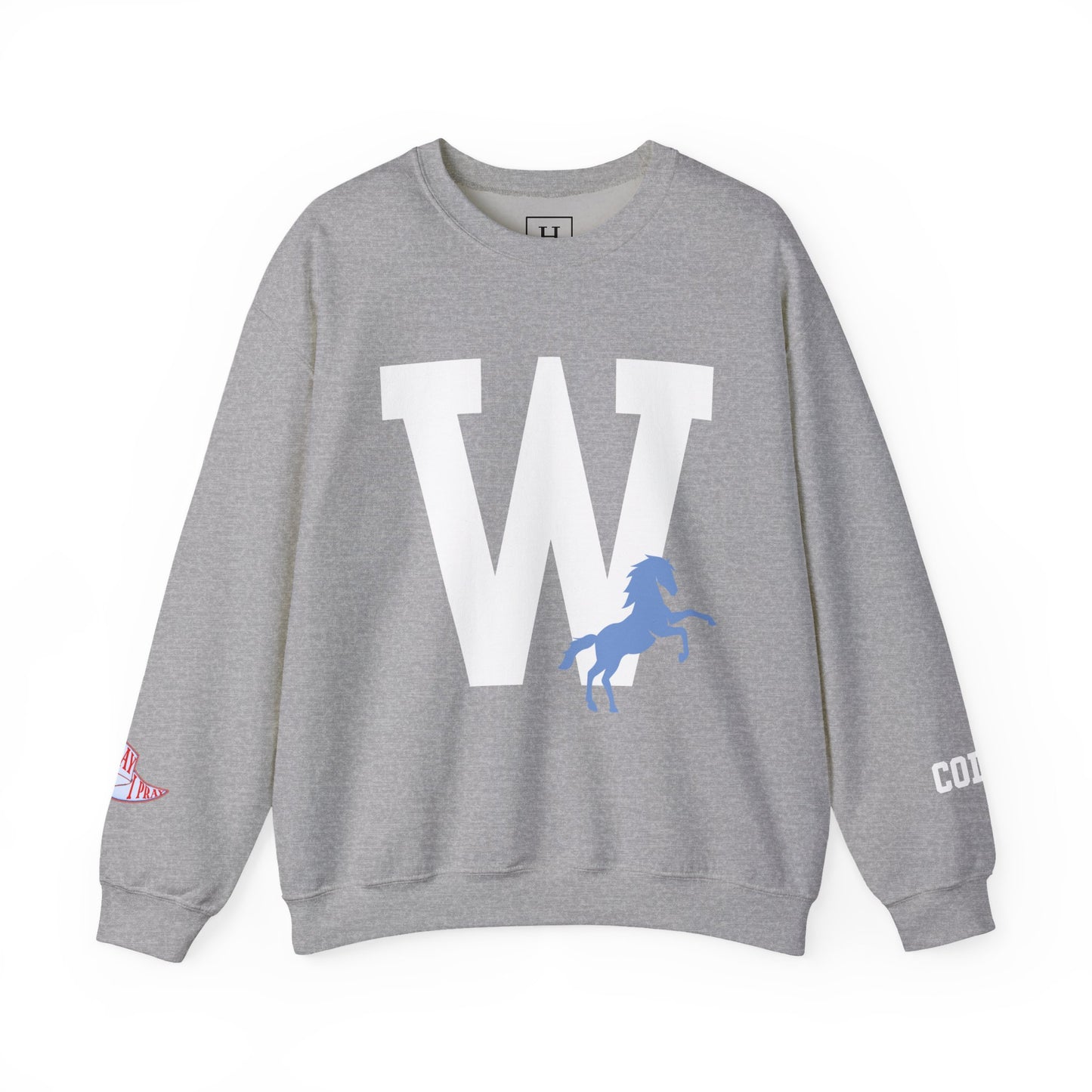 Crewneck Sweatshirt - W HORSE Colts Sweater West Jessamine