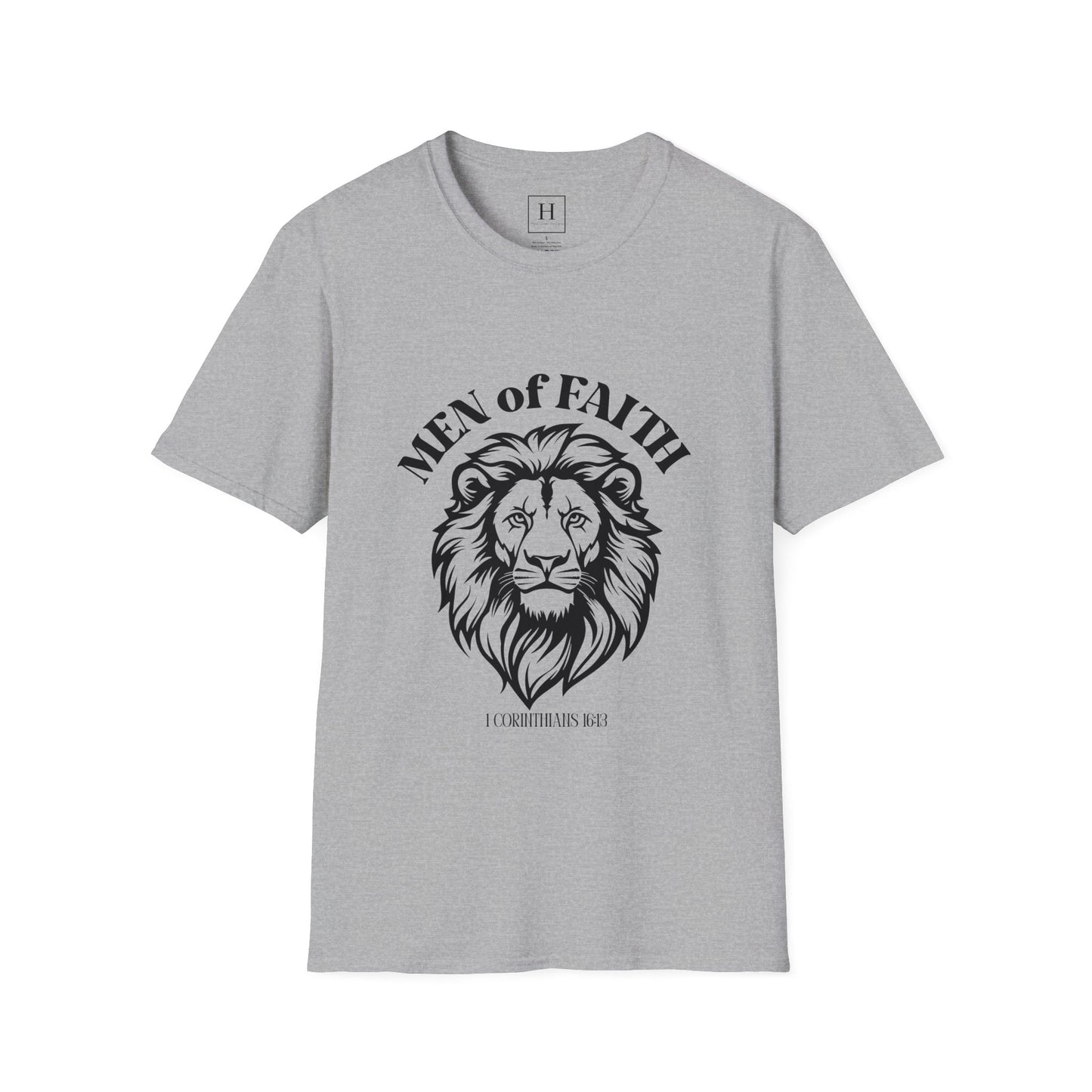 men of faith christian shirt
