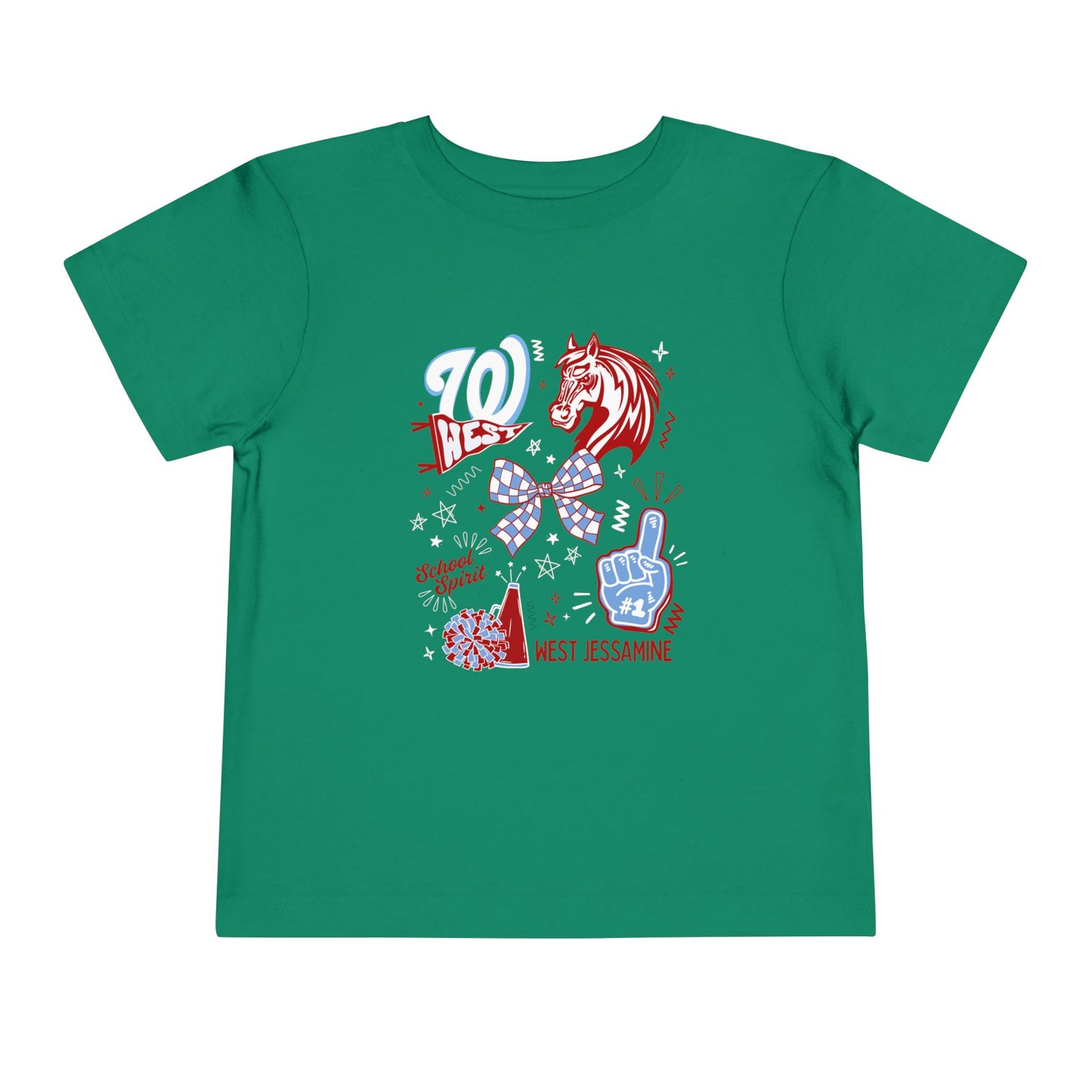 Toddler; West Jessamine Coquette School Spirit - Unisex T-shirt