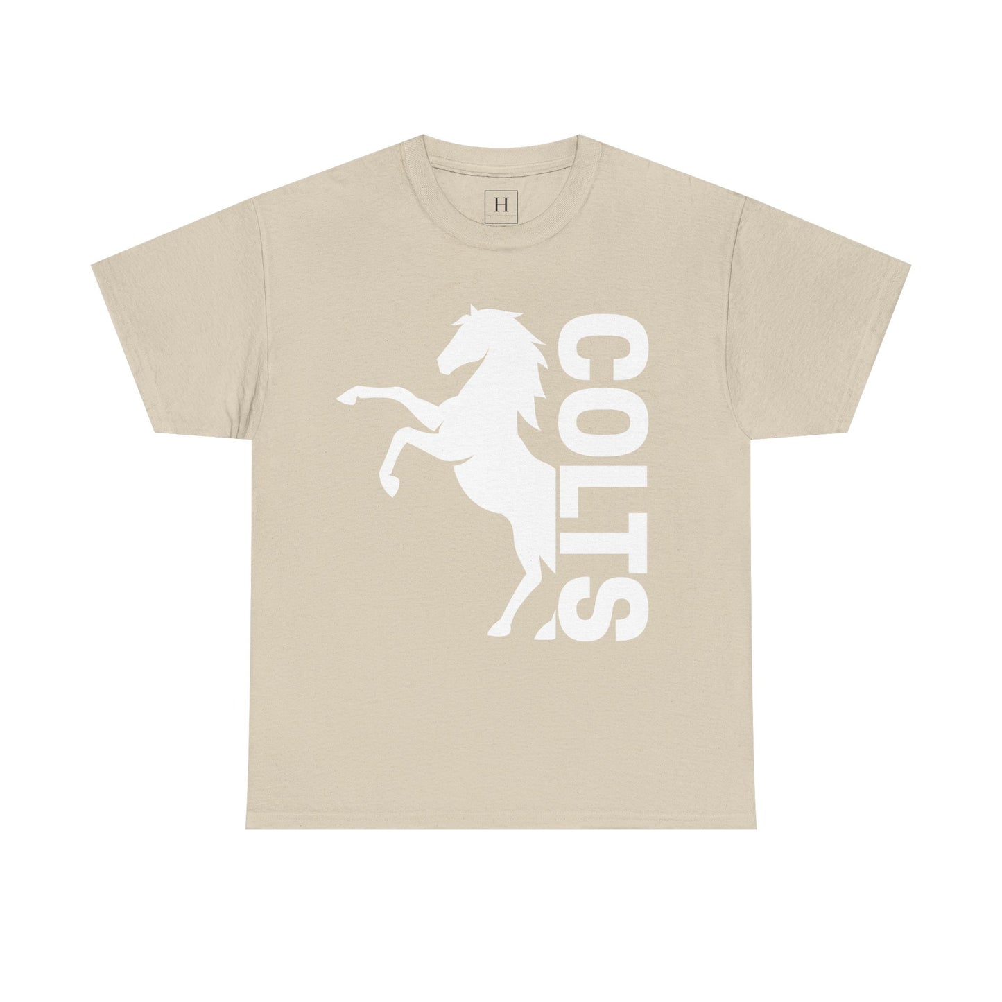 COLTS, Horse in White - Unisex Tee