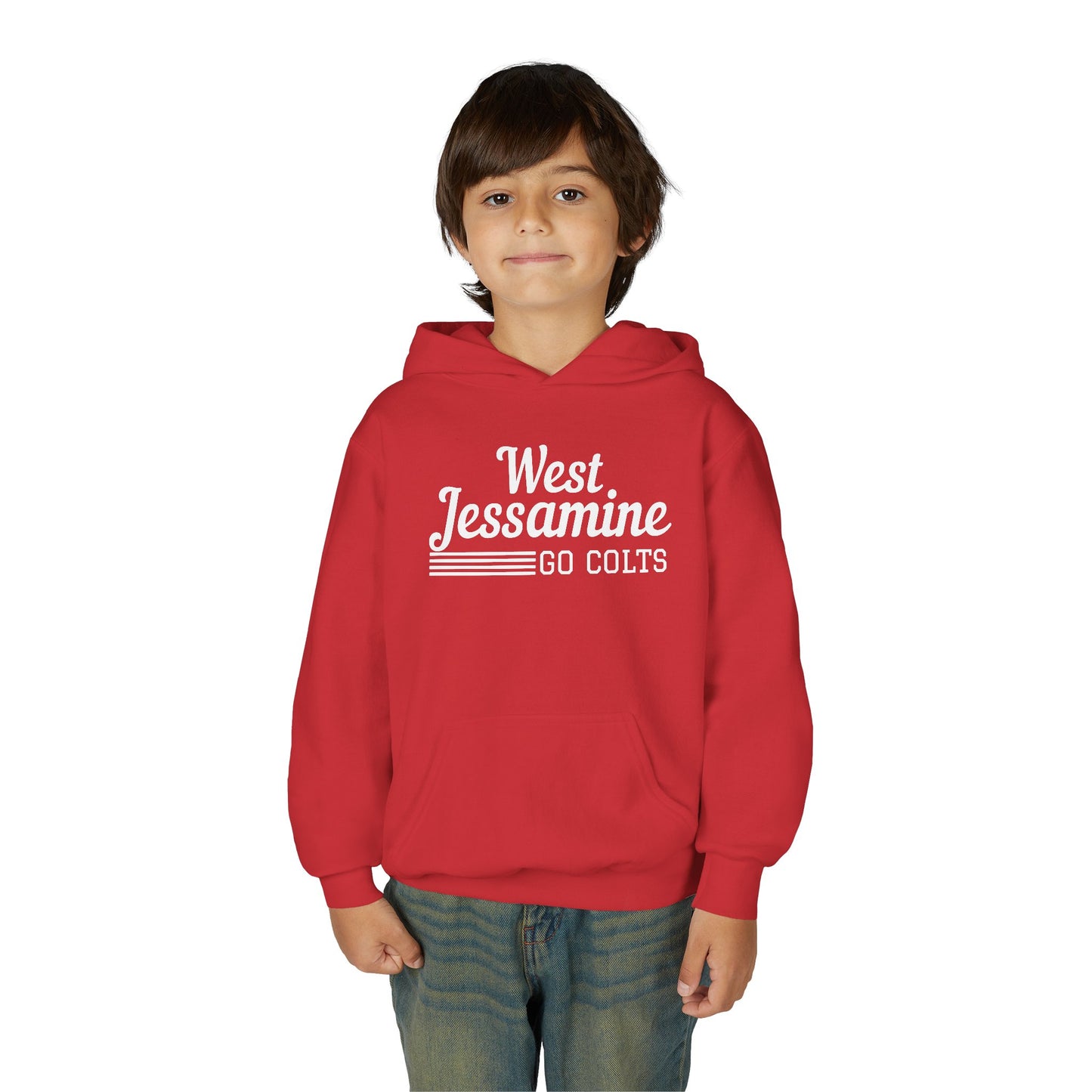 Youth Crewneck HOODIE - West Jessamine Colts - Unisex
