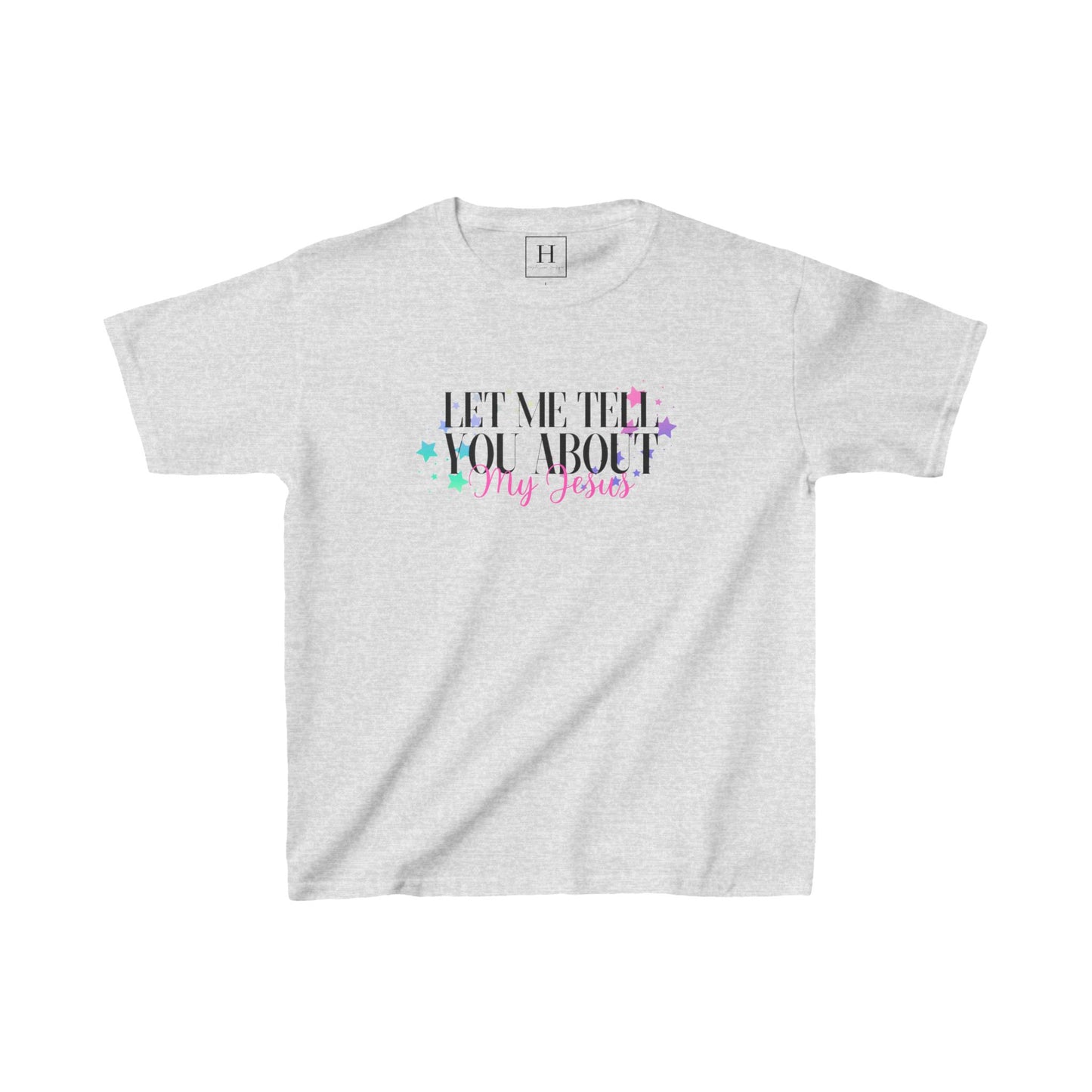 Youth - Let Me Tell You About My Jesus Christian Heavy Cotton Tee