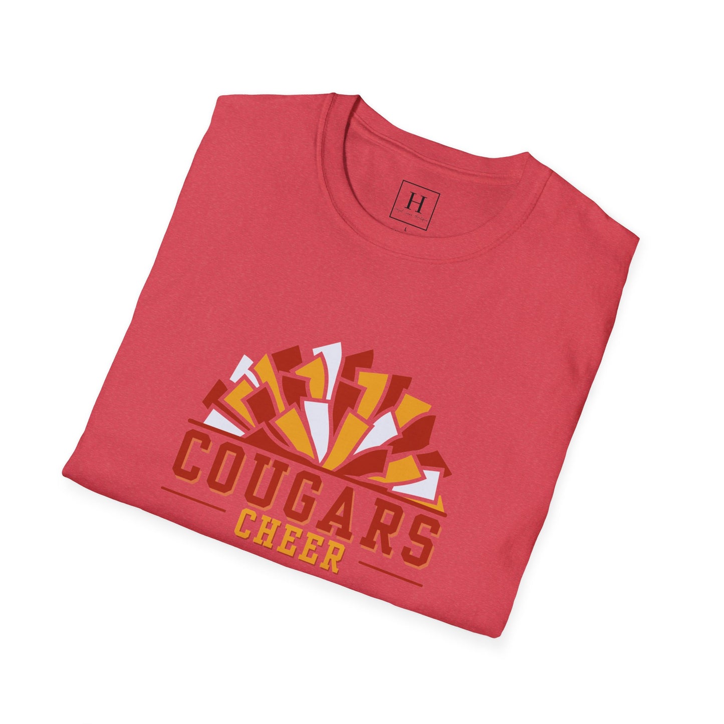 Cougars Cheer Pom Pom Shirt