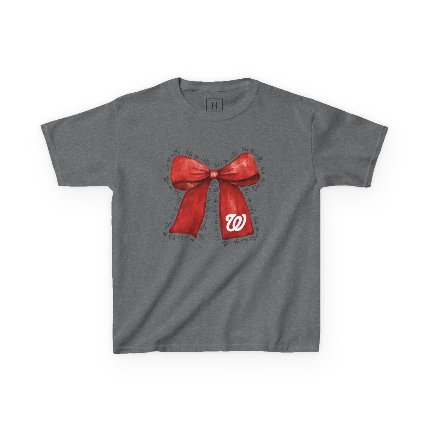 YOUTH - Let's Go Colts Bow - W Logo Unisex T-Shirt