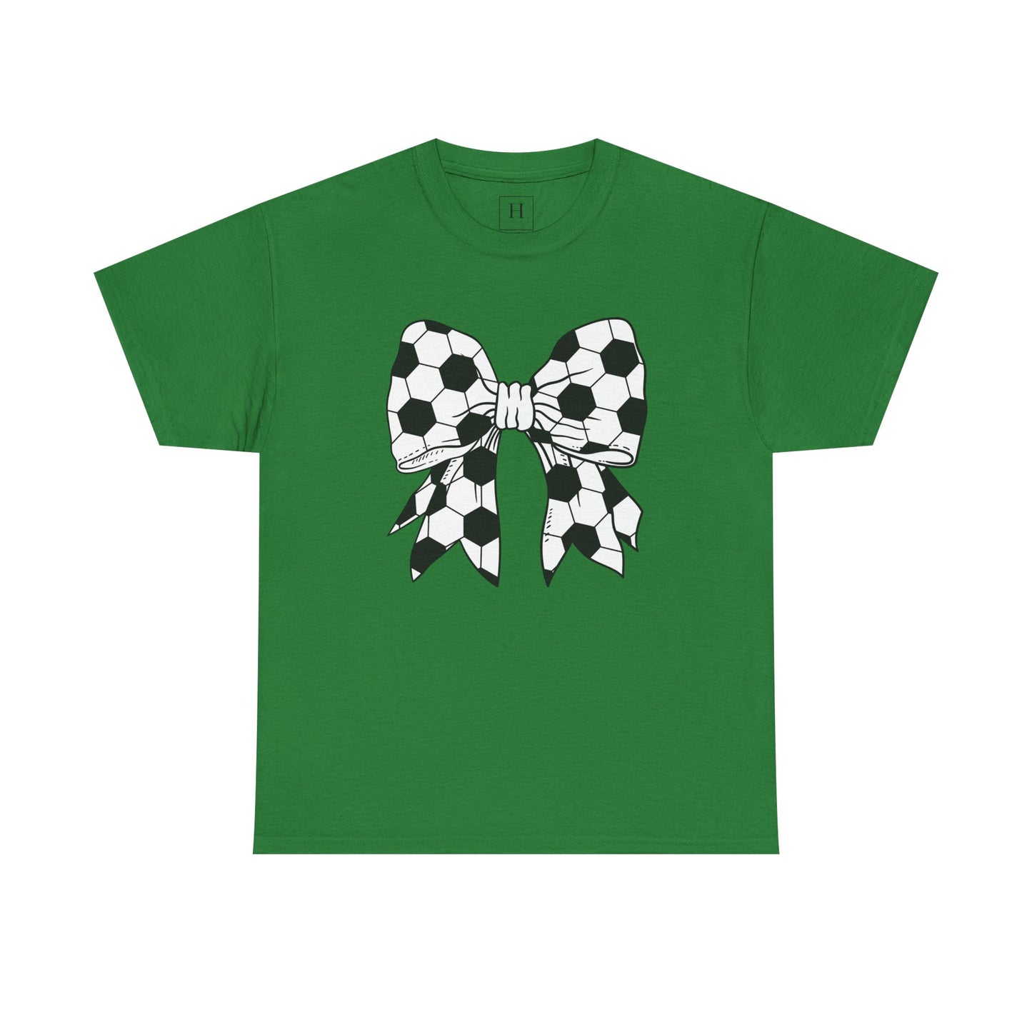 Soccer Sport Bow Tee - Unisex Heavy Cotton