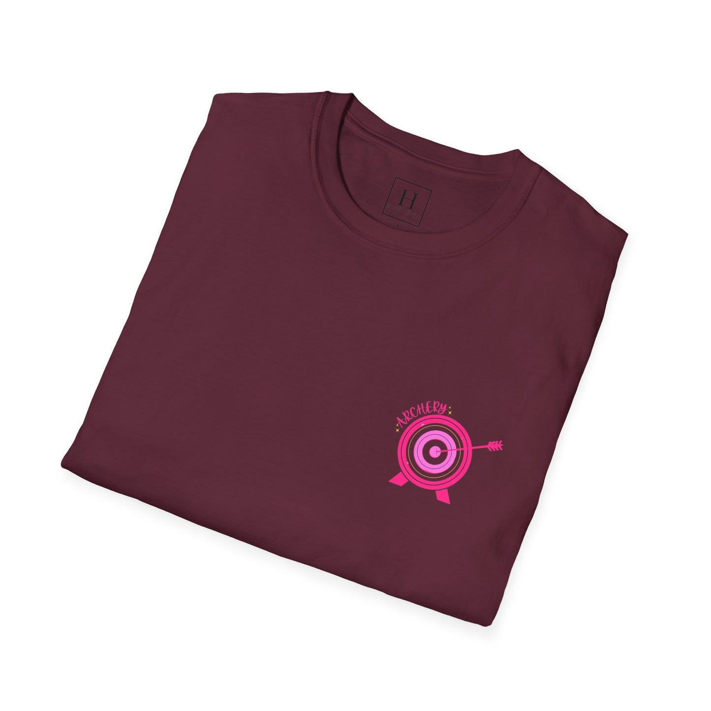 in my archery ERA pink tshirt