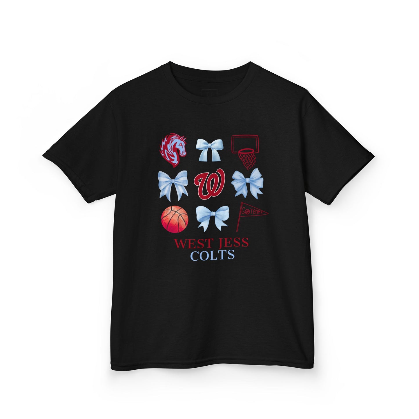 YOUTH --- West Jessamine Basketball Coquette Unisex Tee