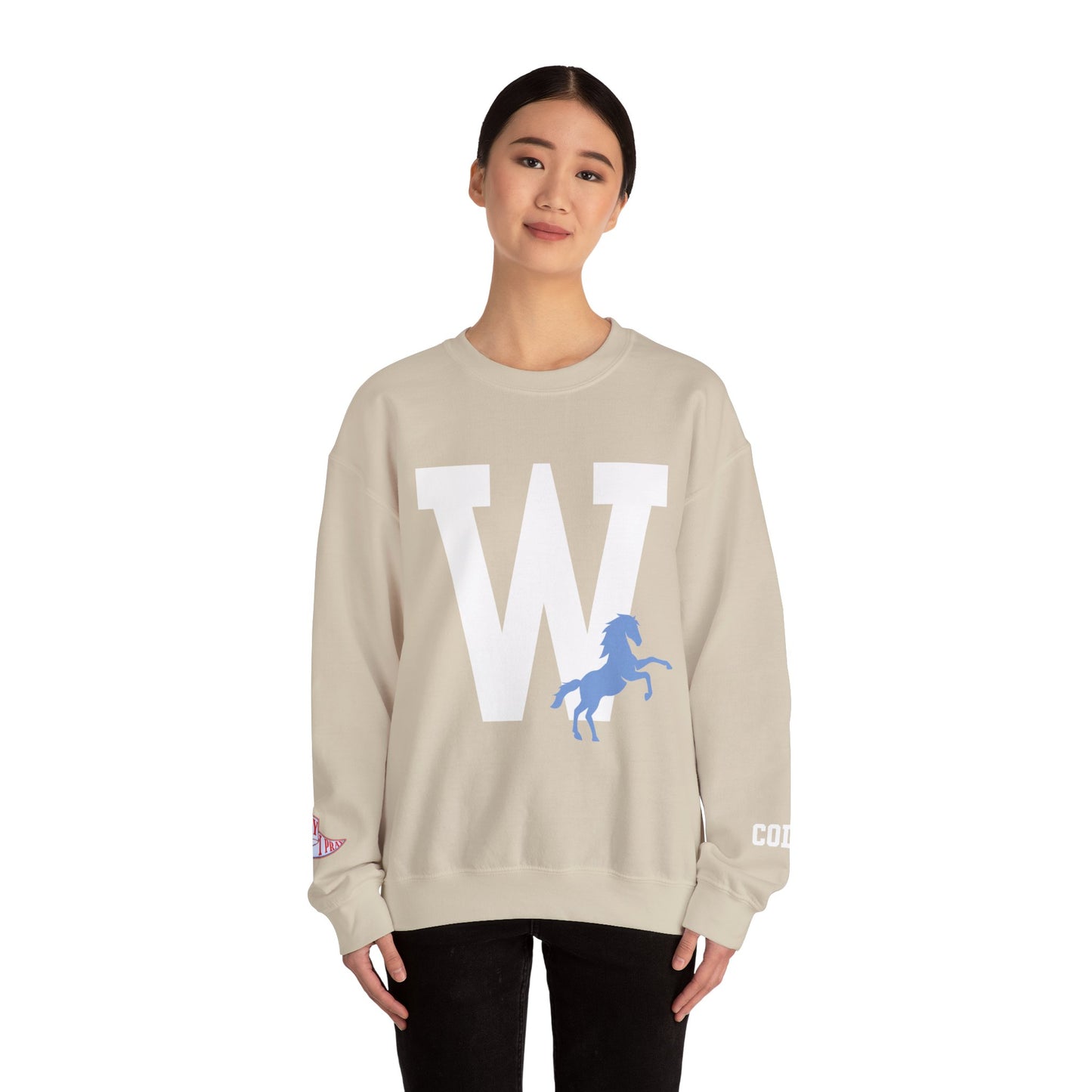 Crewneck Sweatshirt - W HORSE Colts Sweater West Jessamine