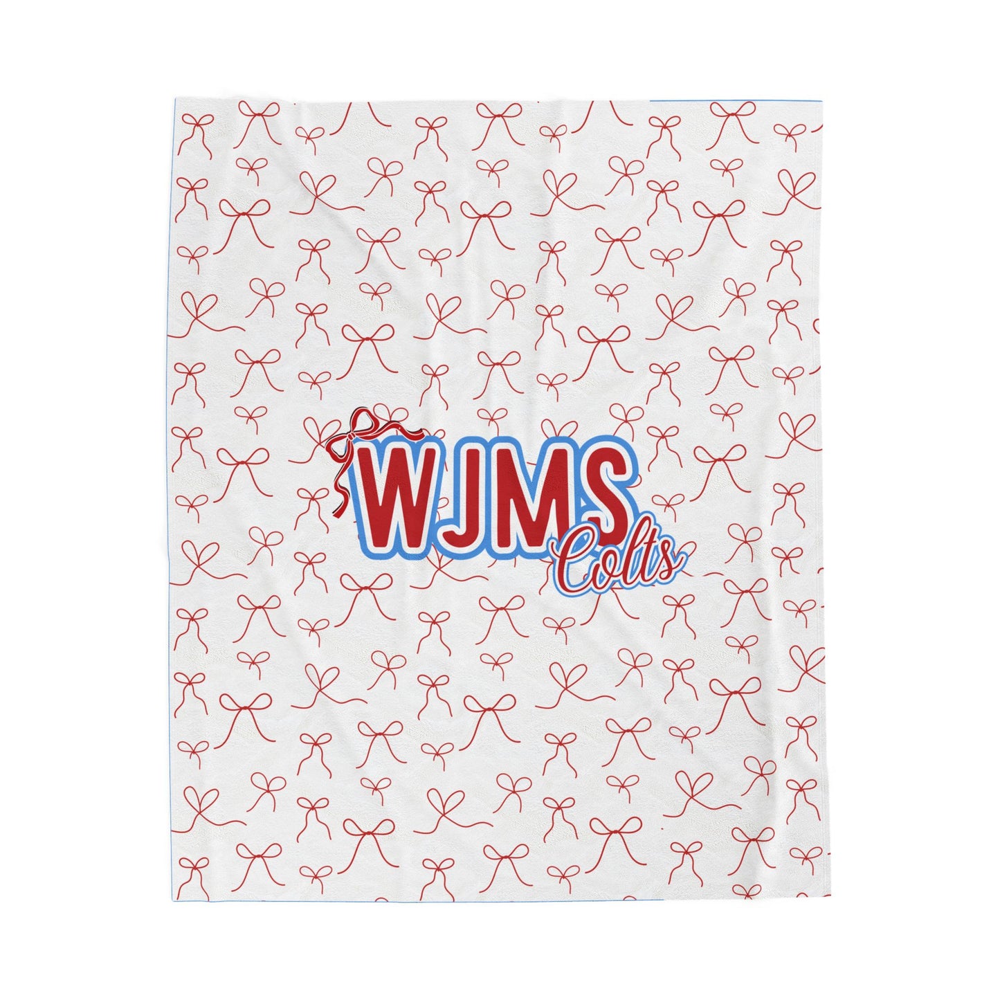 WJMS Colts Bow Blanket