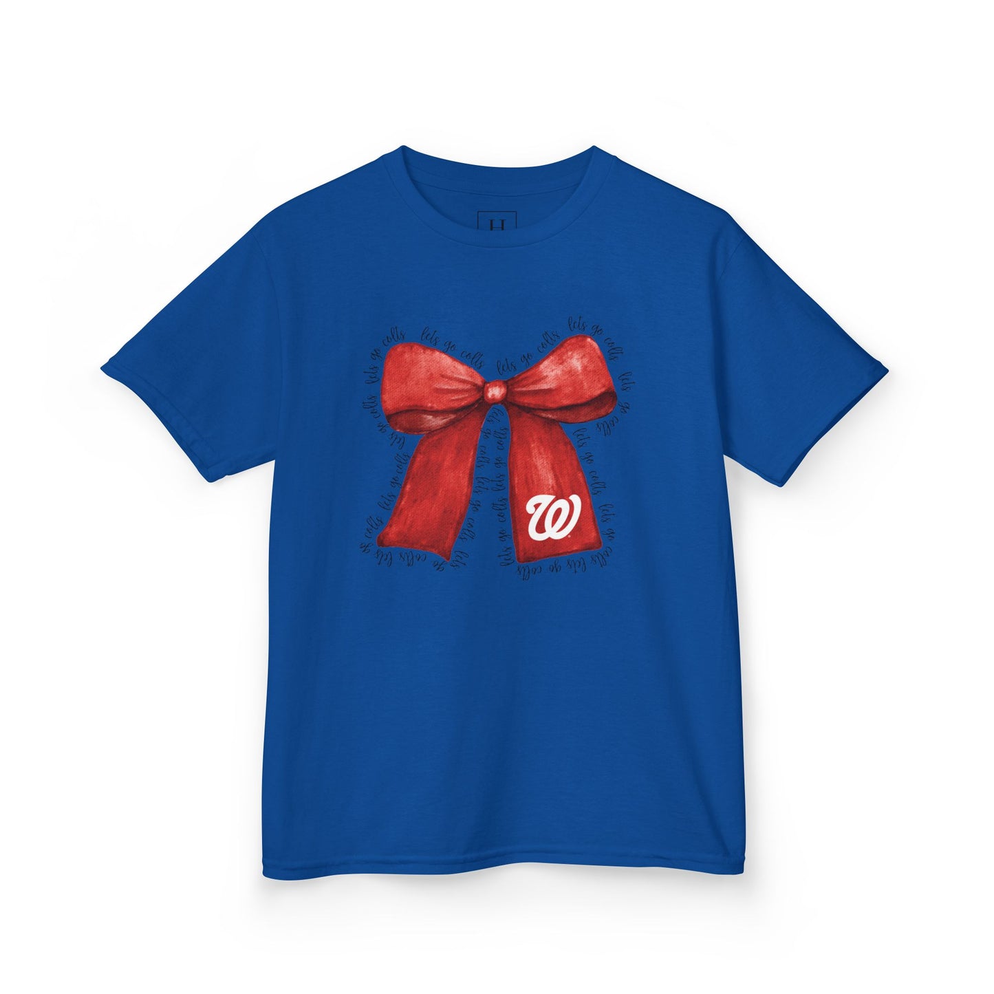 YOUTH - Let's Go Colts Bow - W Logo Unisex T-Shirt