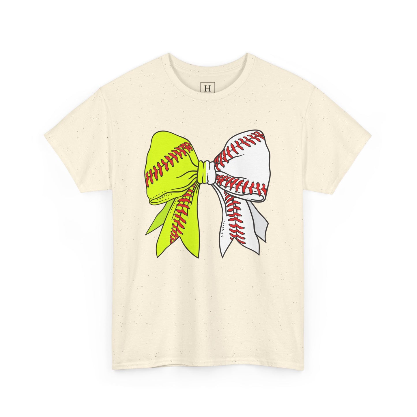 Softball Baseball Bow Unisex Tee - Sports Mama