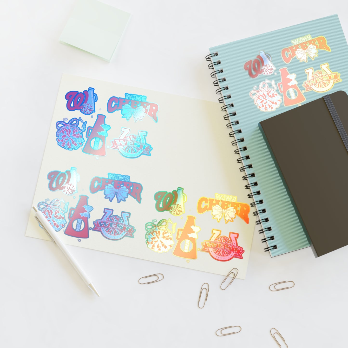 WJMS CHEER STICKERS (20 total)