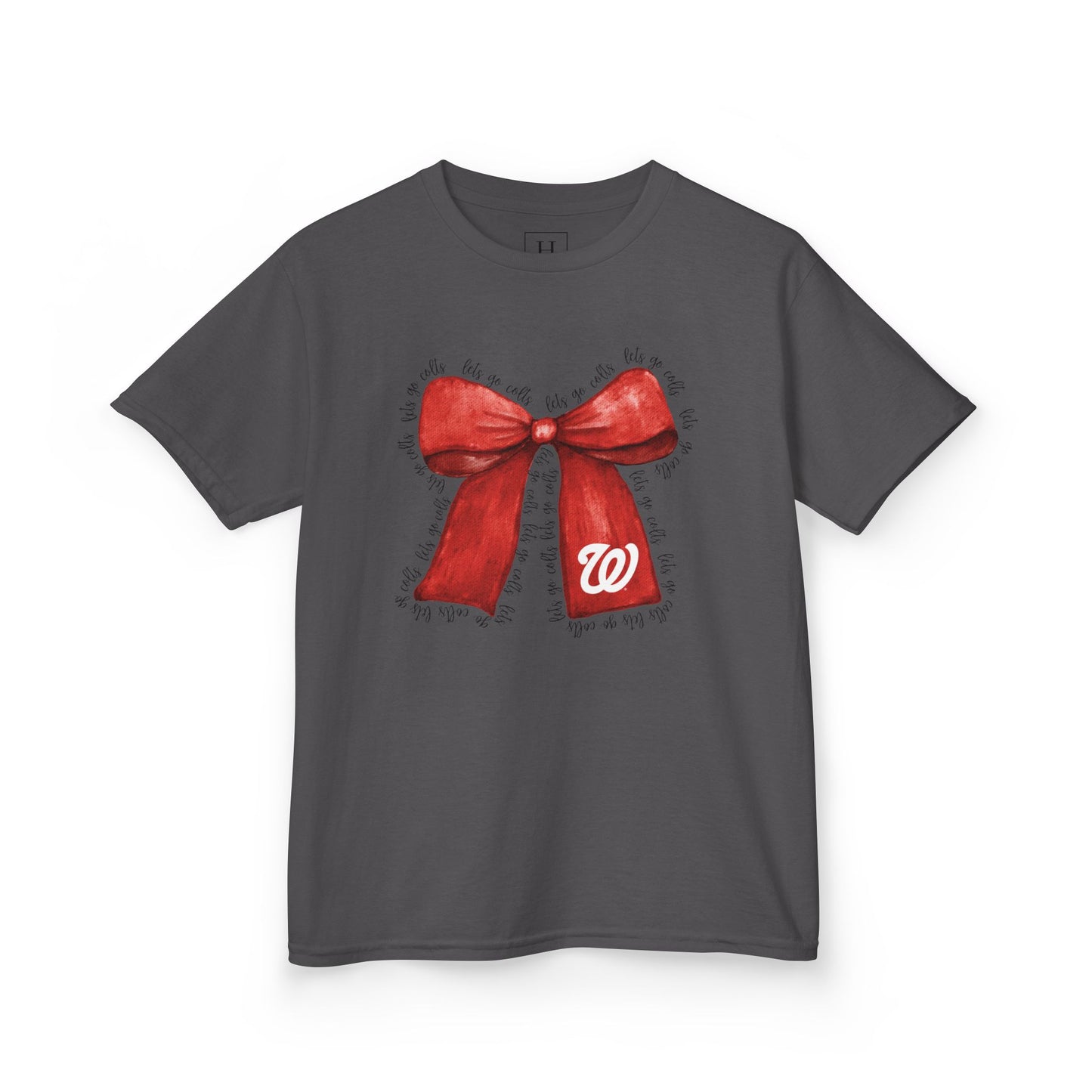 YOUTH - Let's Go Colts Bow - W Logo Unisex T-Shirt
