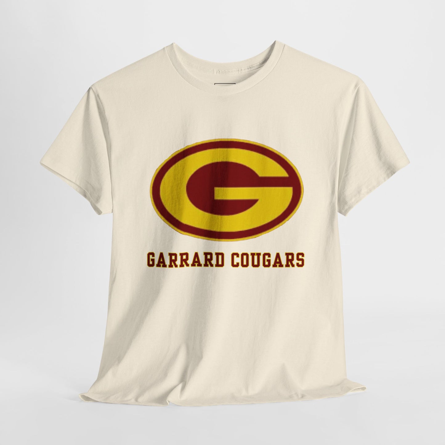 Gold (G) Garrard Middle Cougars T-Shirt (Front Only)