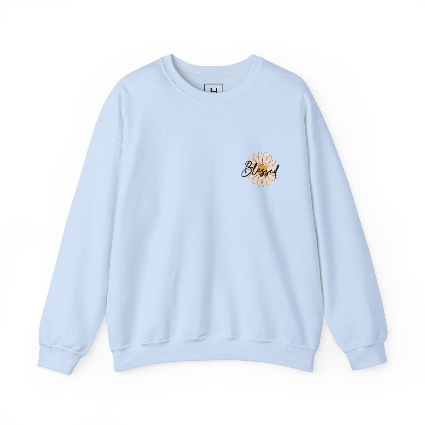 Blessed, Hand Picked By God Christian Sweater (front and back)