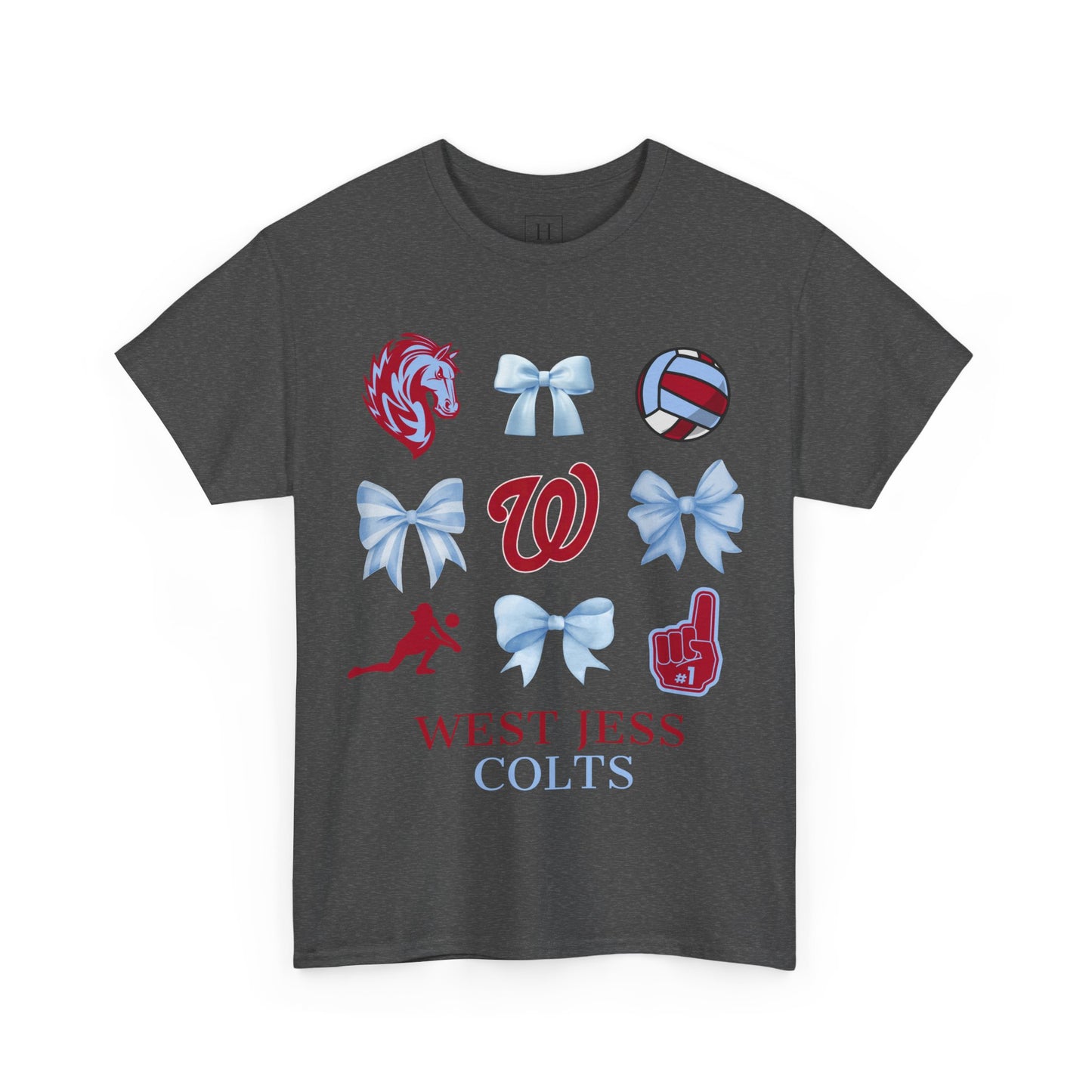 Volleyball Coquette Bows Unisex Tee - West Jessamine