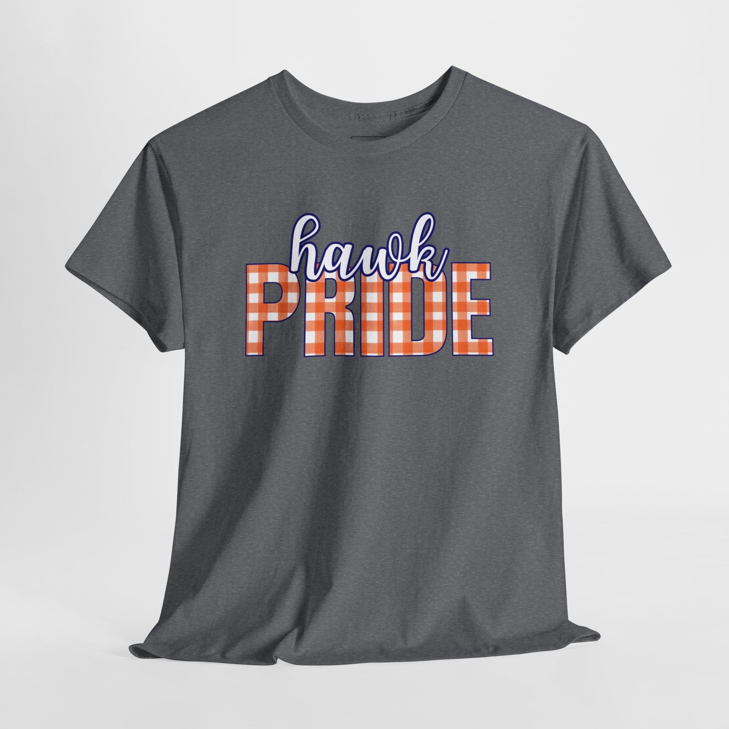 Hawk Orange Plaid Pride T-Shirt
