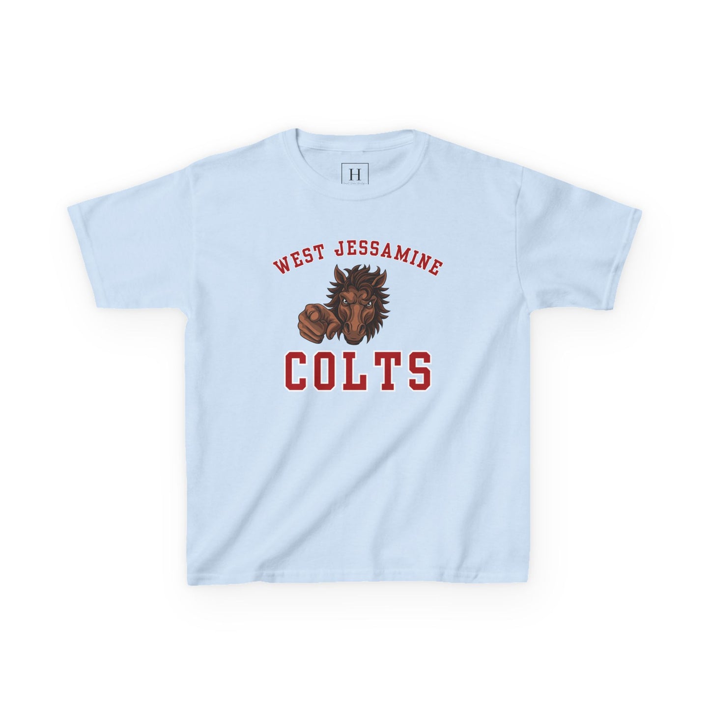 YOUTH --- West Jessamine Colts Mascot - YOU -- Unisex Tee