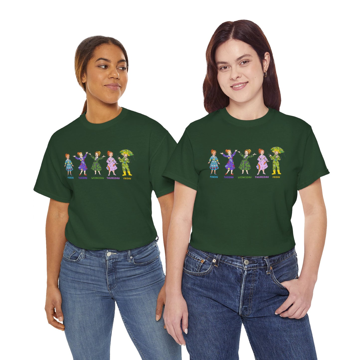Monday-Friday Ms. Frizzle Teacher T-Shirt