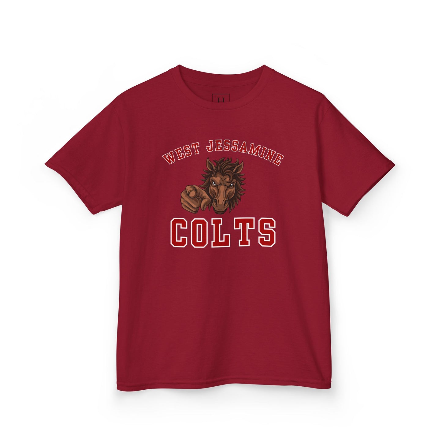 YOUTH --- West Jessamine Colts Mascot - YOU -- Unisex Tee
