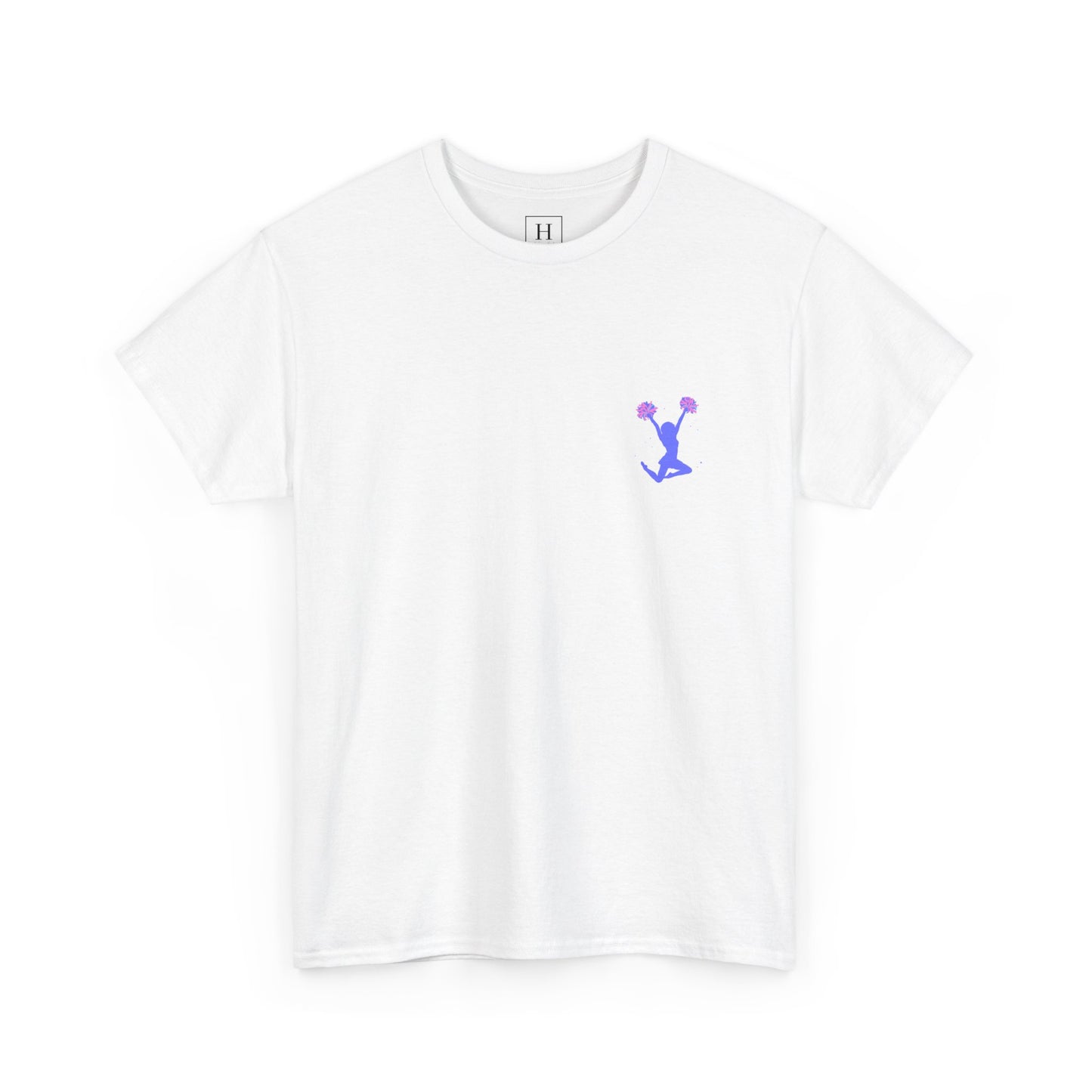 in my cheerleading era front and back cheer adult t-shirt