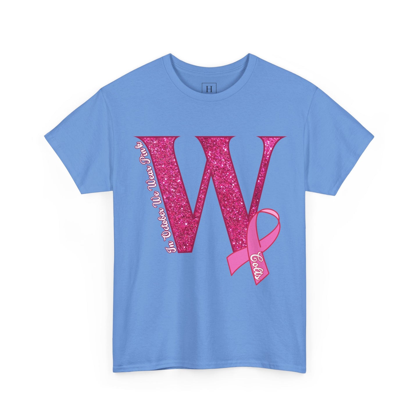 West Jessamine Colts; In October We Wear Pink; Breast Cancer Awareness Month - Unisex Tee