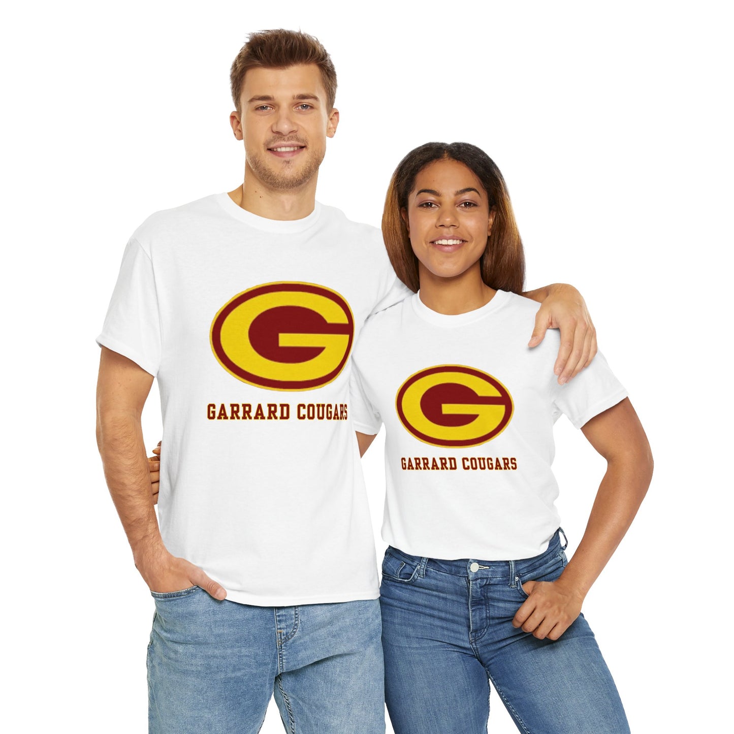 Gold (G) Garrard Middle Cougars T-Shirt (Front Only)