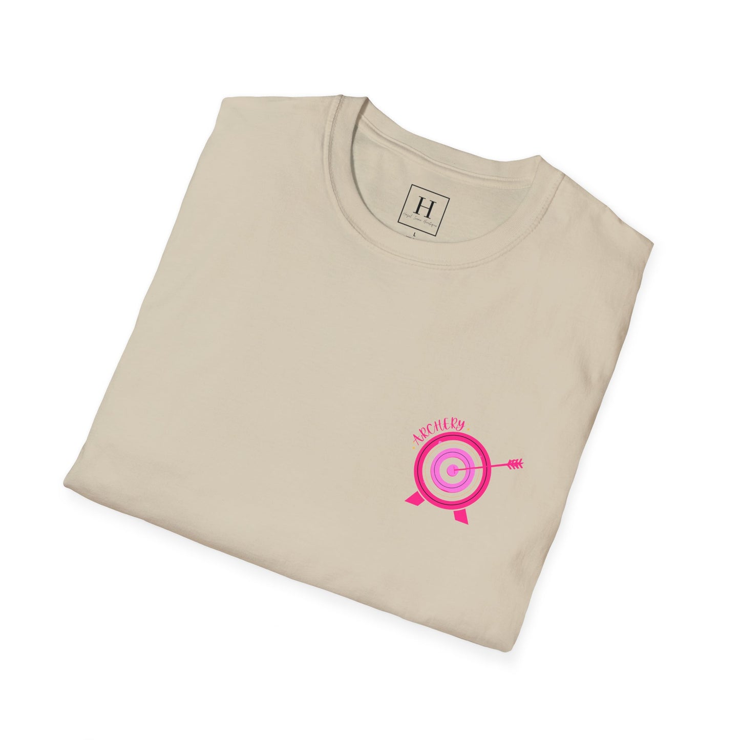 in my archery ERA pink tshirt