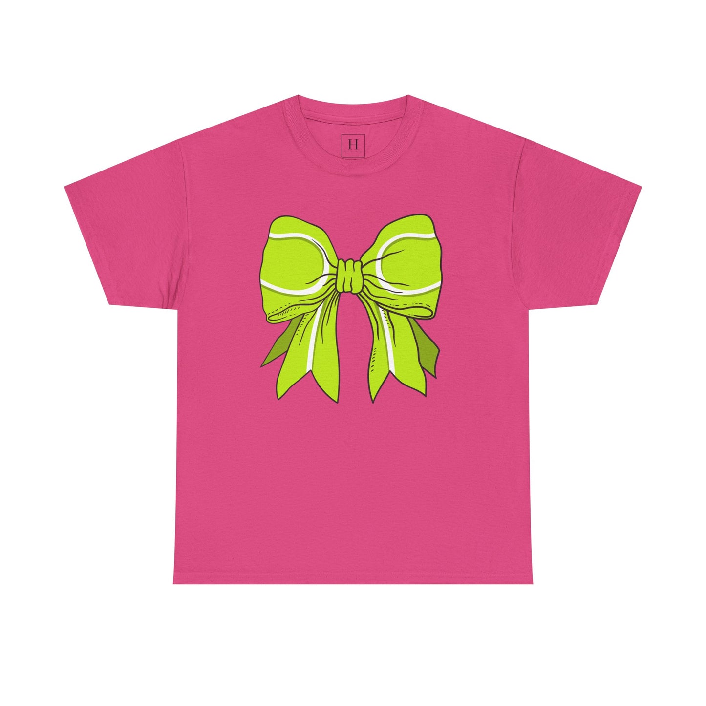 Tennis Sport Bow Tee - Unisex Heavy Cotton