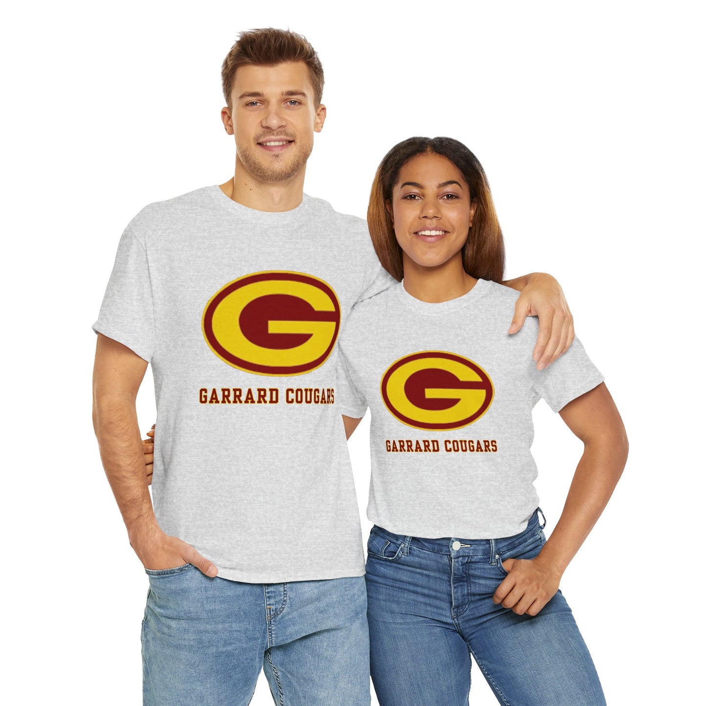 Gold (G) Garrard Middle Cougars T-Shirt (Front Only)