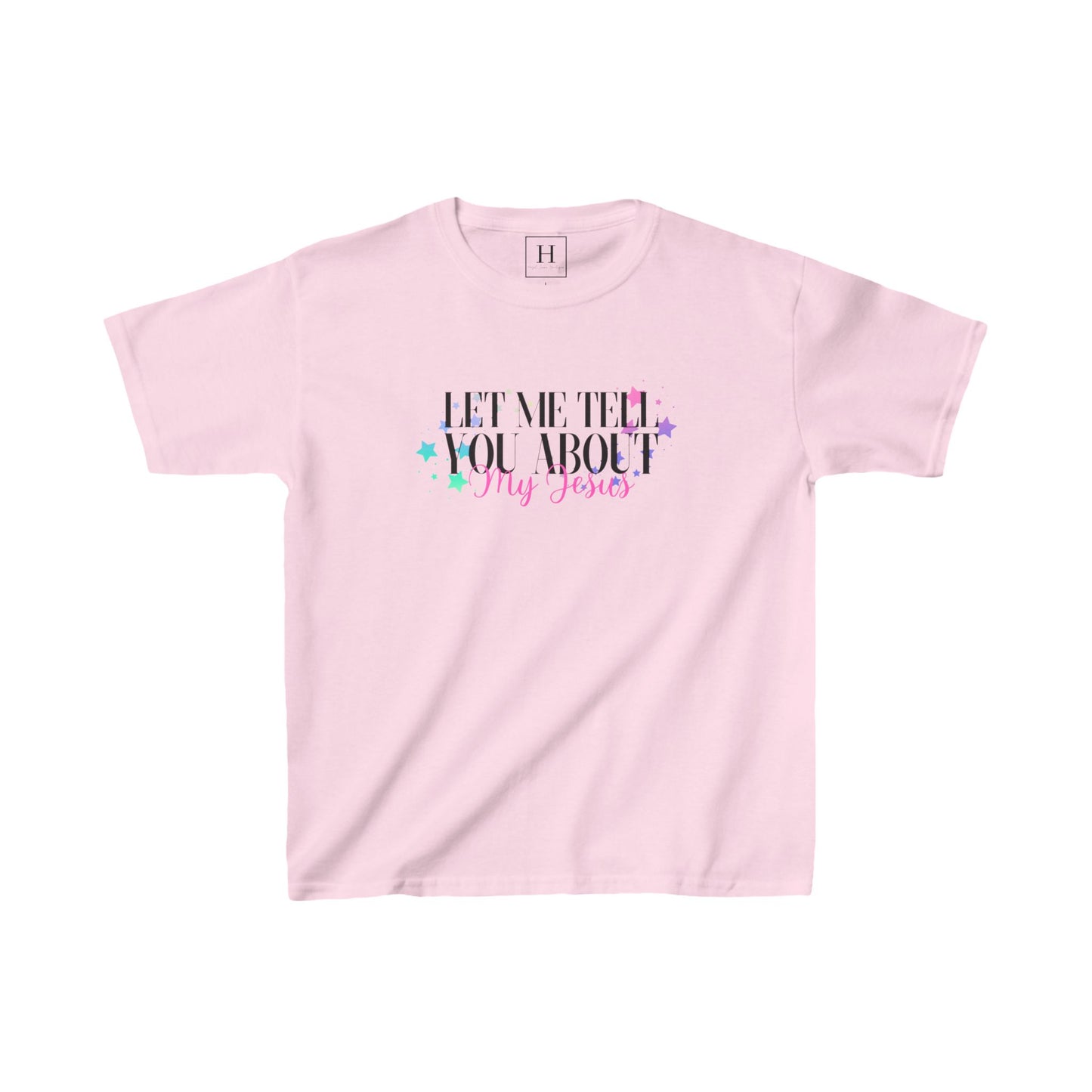 Youth - Let Me Tell You About My Jesus Christian Heavy Cotton Tee