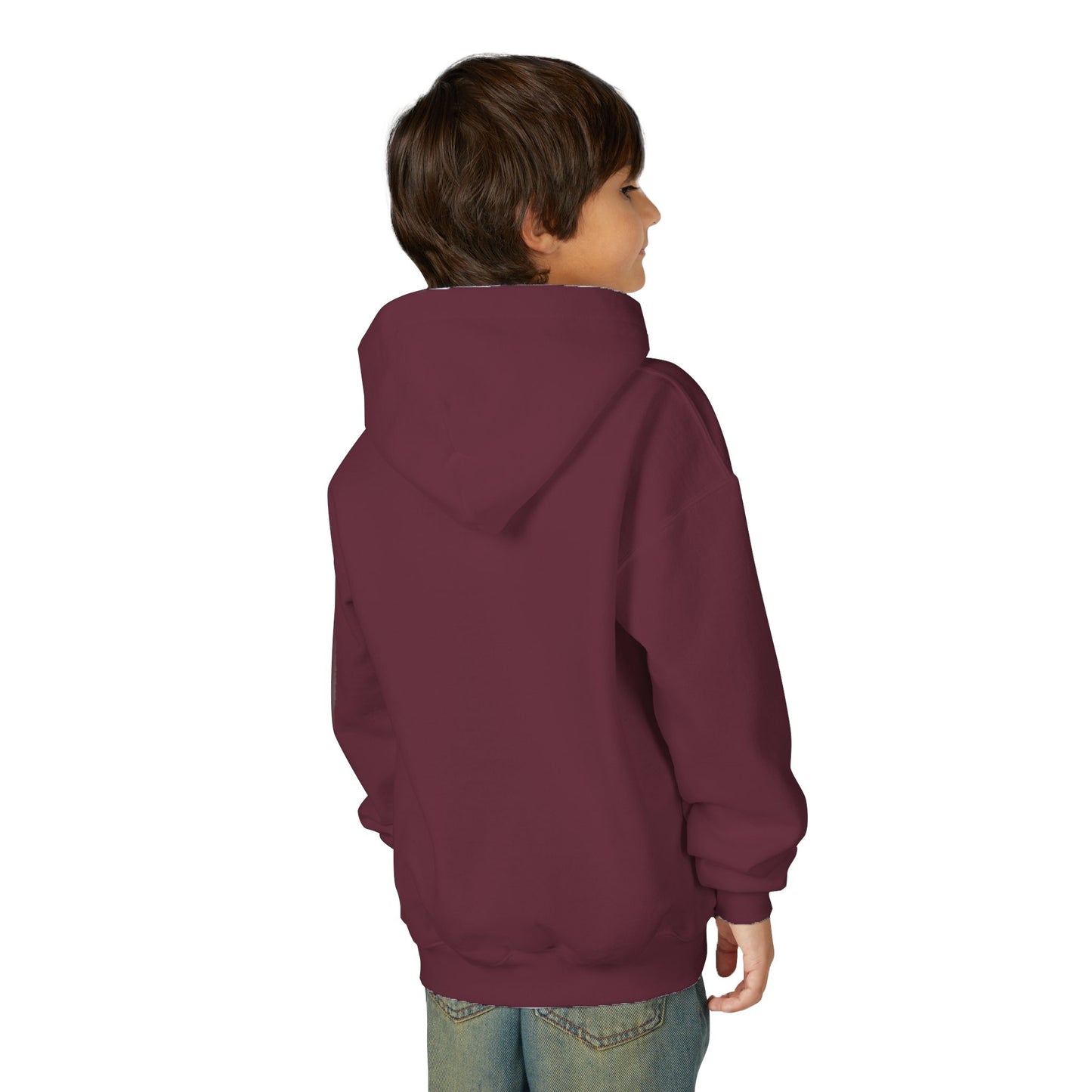 YOUTH Hoodie -- Cheerleading Unisex Tee - West Jessamine Horseshoe Logo with Poms