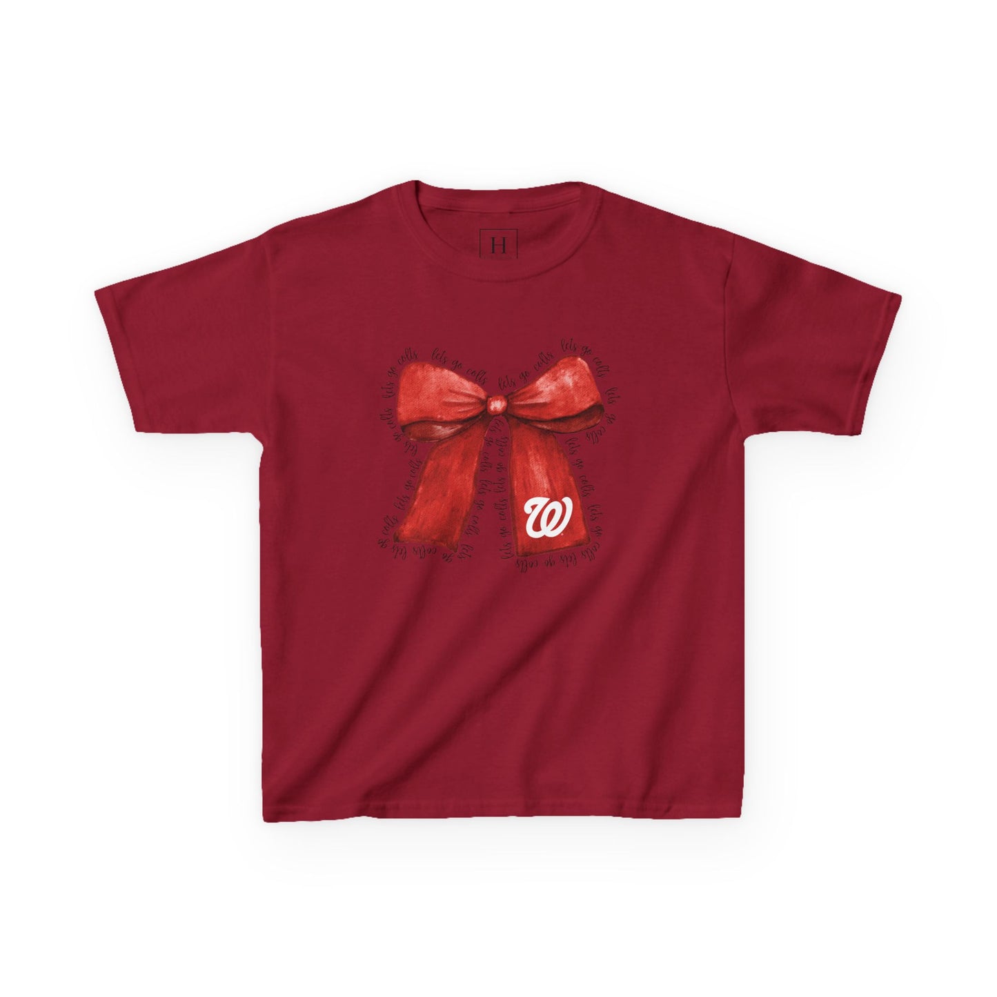 YOUTH - Let's Go Colts Bow - W Logo Unisex T-Shirt