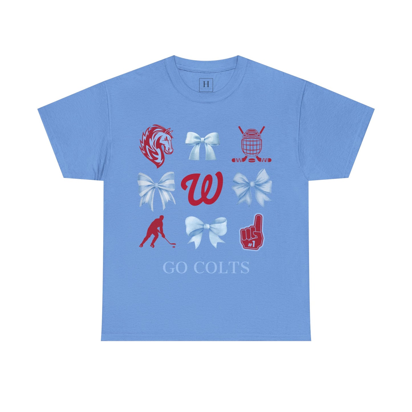West Jessamine Colts Coquette Hockey Bows - Unisex Tee
