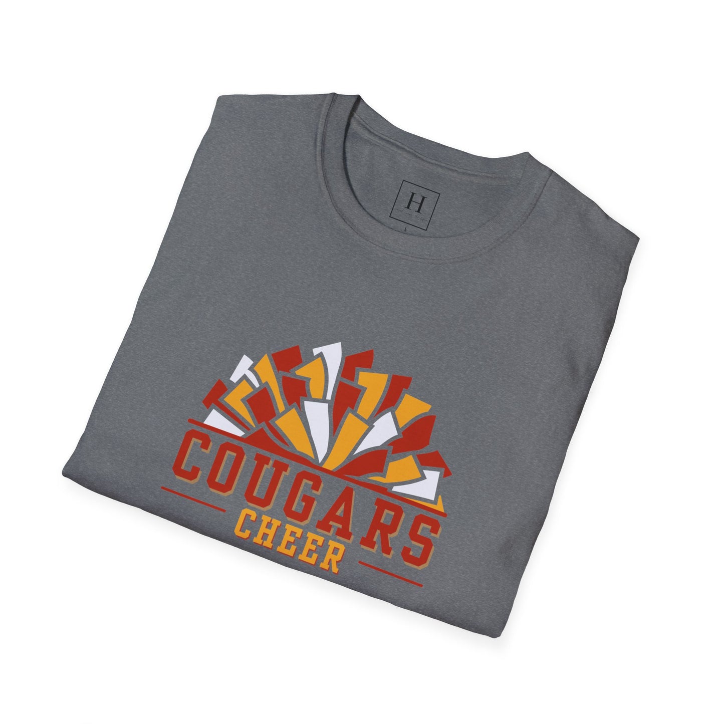 Cougars Cheer Pom Pom Shirt