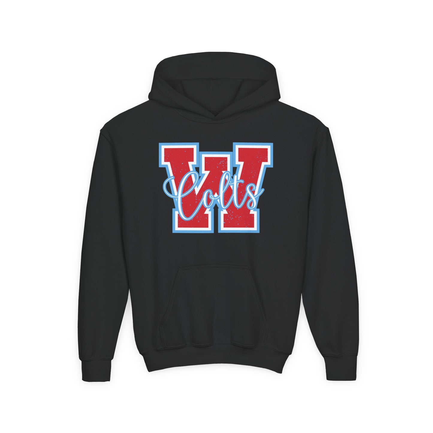 YOUTH -- (W) West Jessamine Colts - Hoodie