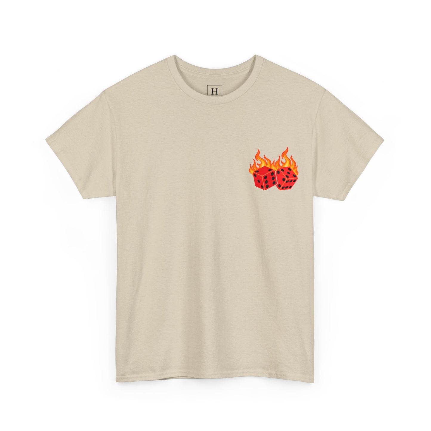 NO LUCK JUST JESUS DICE CHRISTIAN SHIRT (Front and Back)