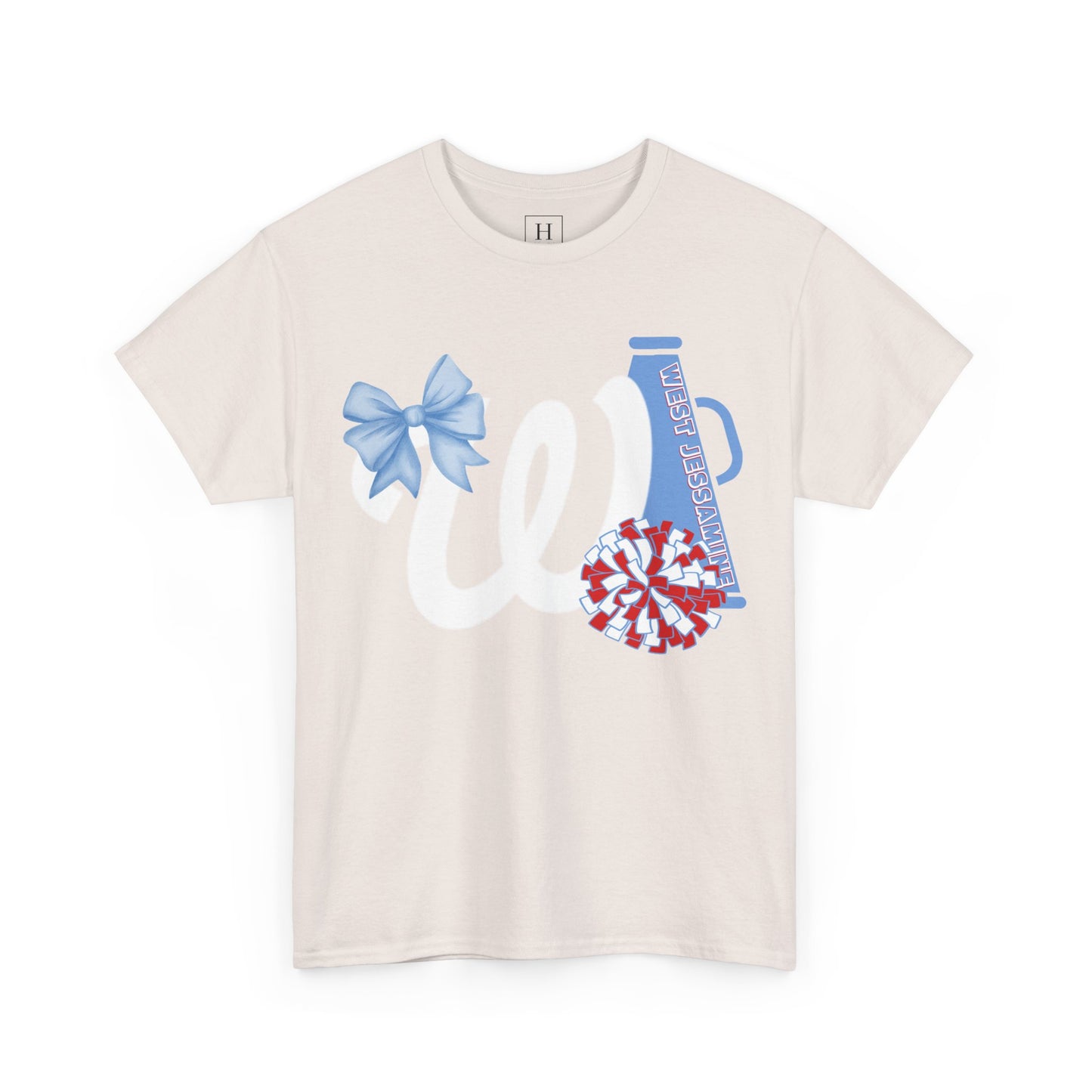 West Jessamine Cheer Bow & Poms - Unisex Shirt