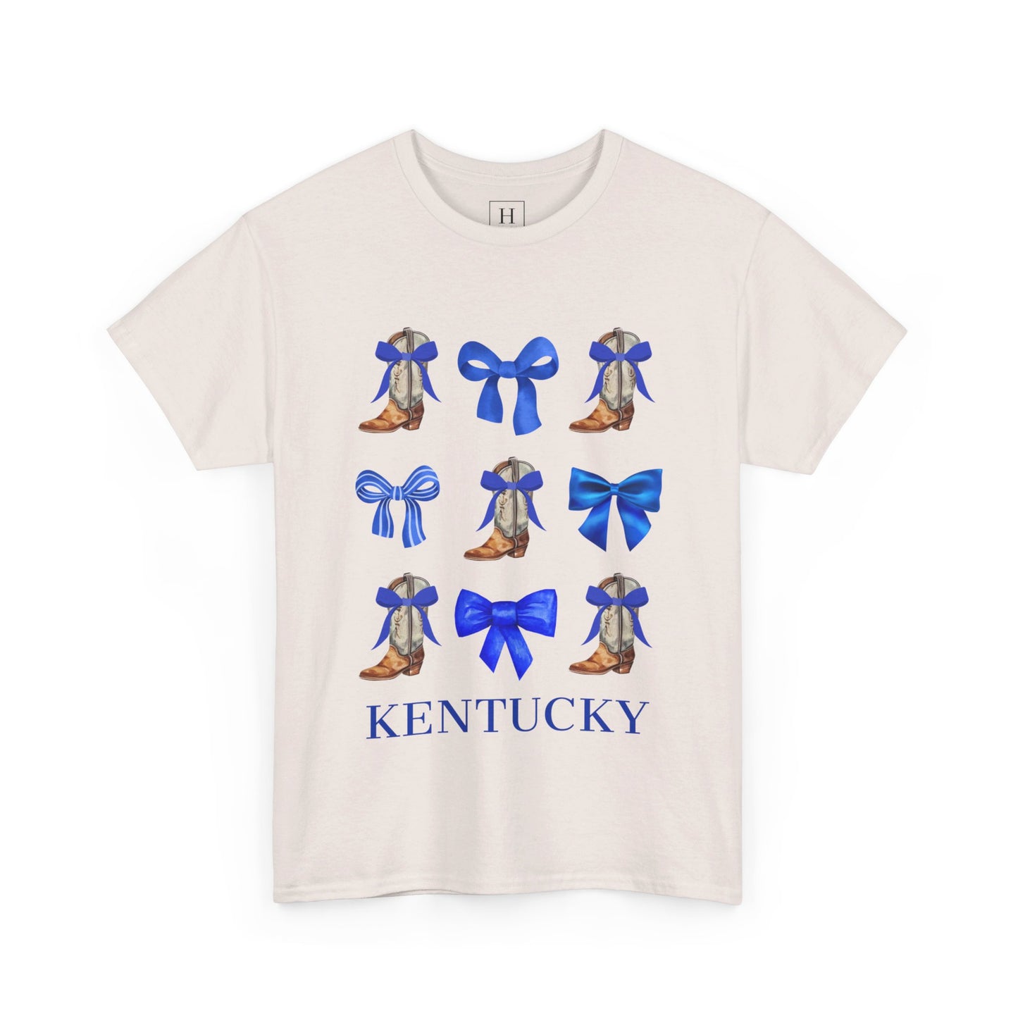 Kentucky Wildcats Coquette Bow and Cowgirl Boots Shirt