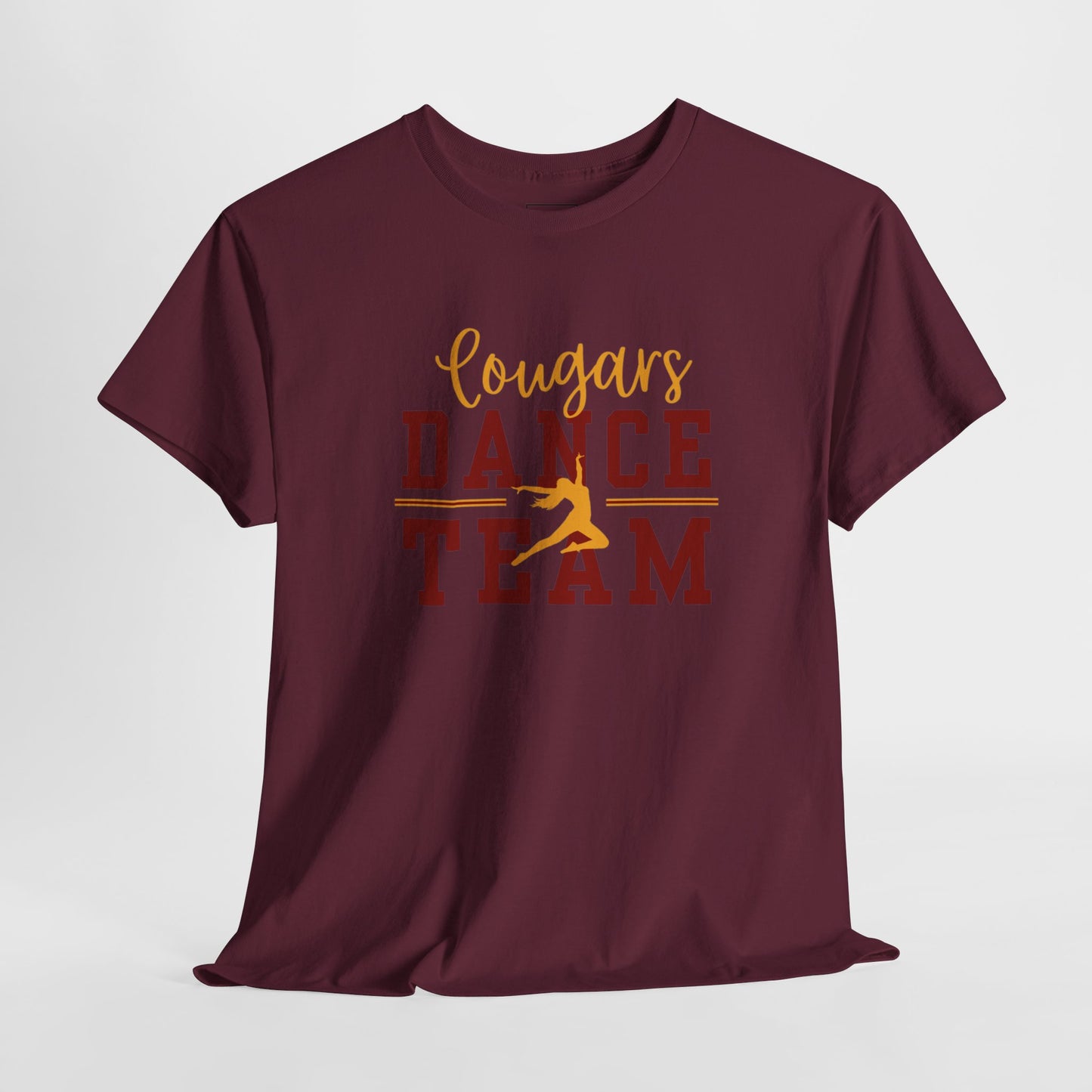 GMS Garrard Middle School Cougars Dance Team T-Shirt (Front Only)