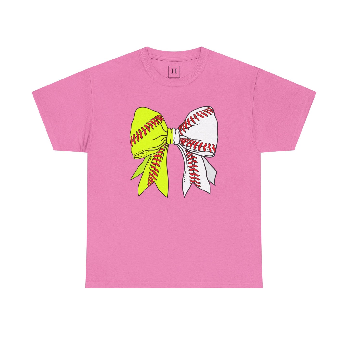 Softball Baseball Bow Unisex Tee - Sports Mama